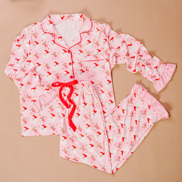 Holly Jolly Santa Sweet Dreams Pajama Pants Set