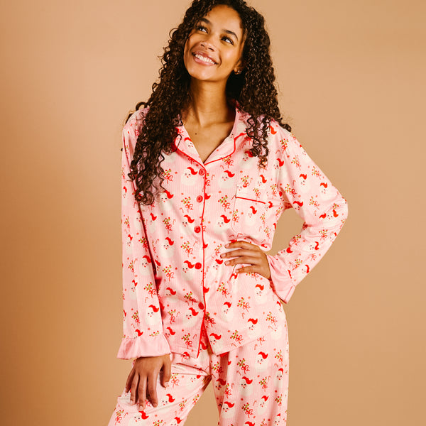 Holly Jolly Santa Sweet Dreams Pajama Pants Set