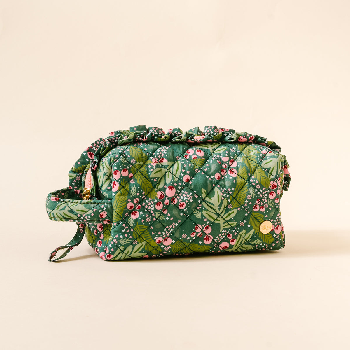 Jolly Sprig Essentials Quilted Cosmetic Pouch