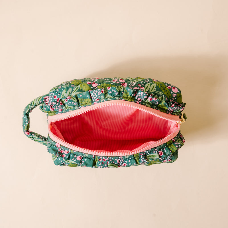 Jolly Sprig Essentials Quilted Cosmetic Pouch