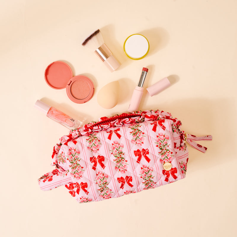 Oh So Merry Essentials Quilted Cosmetic Pouch