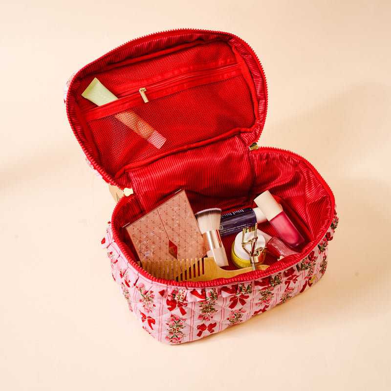 Oh So Merry Glam & Go Quilted Cosmetic Bag