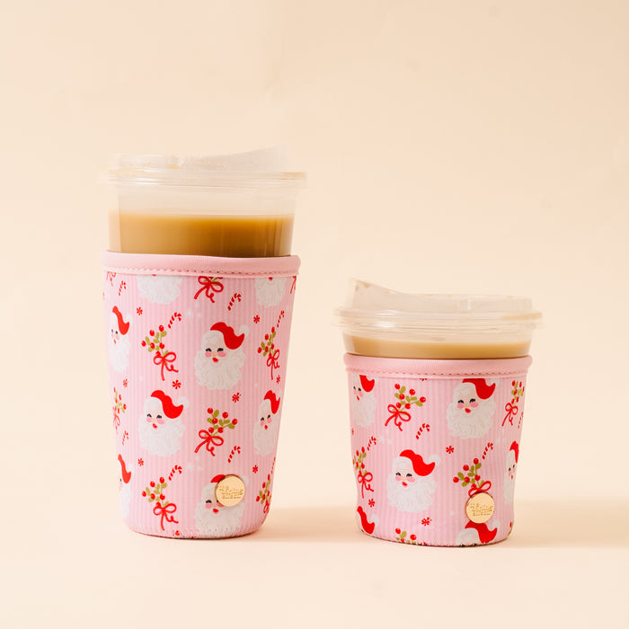 Holly Jolly Santa Sip Savvy Drink Sleeve