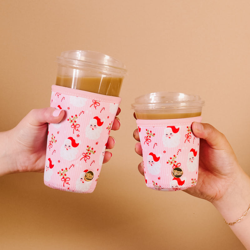 Holly Jolly Santa Sip Savvy Drink Sleeve