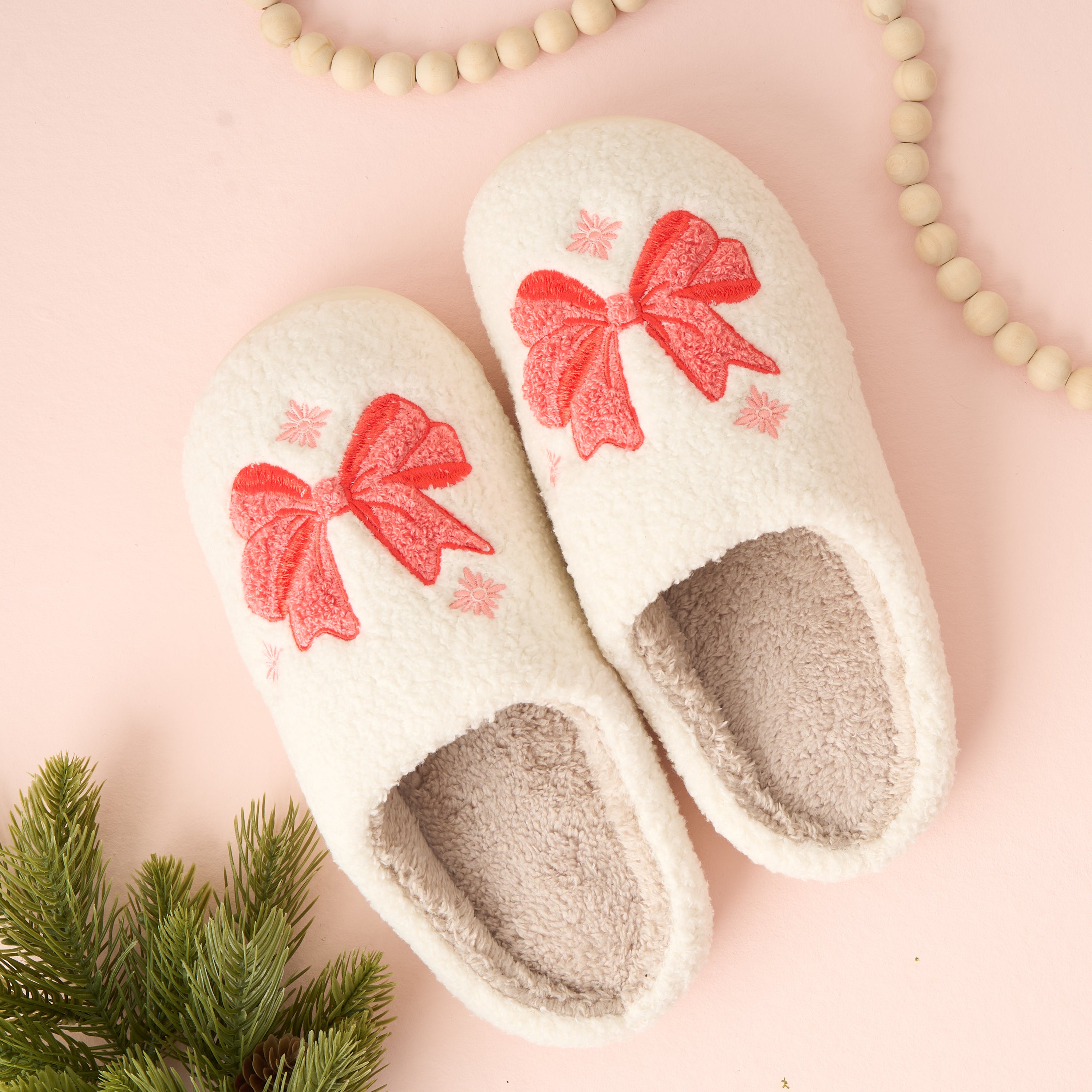 Christmas Fuzzy Slippers