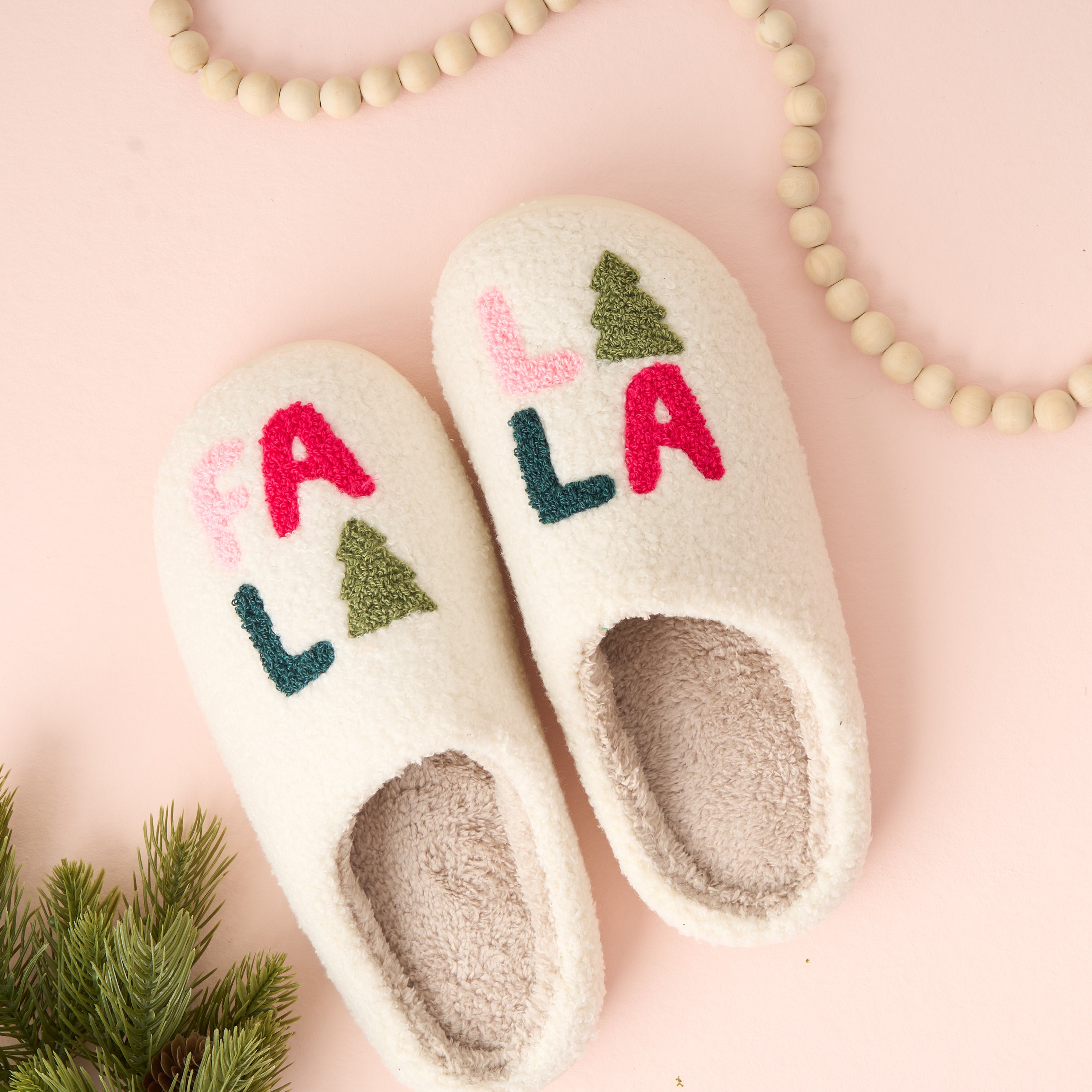 Christmas Fuzzy Slippers