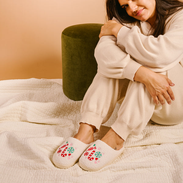 Sugar Rush Fuzzy Slippers