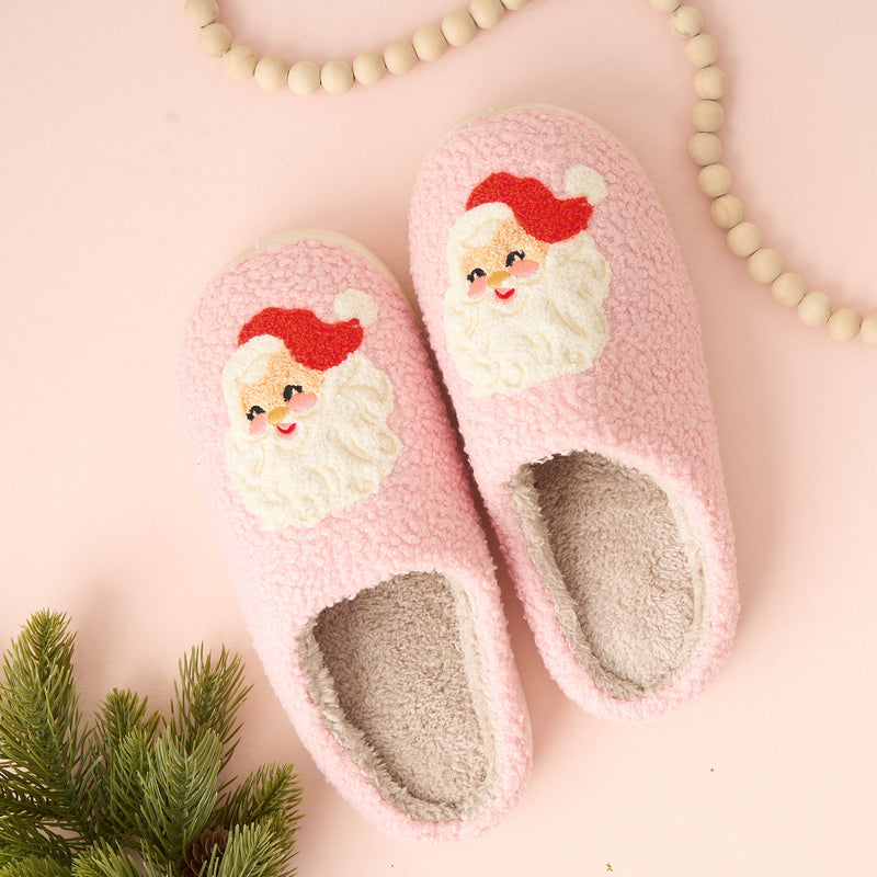Santa Fuzzy Slippers