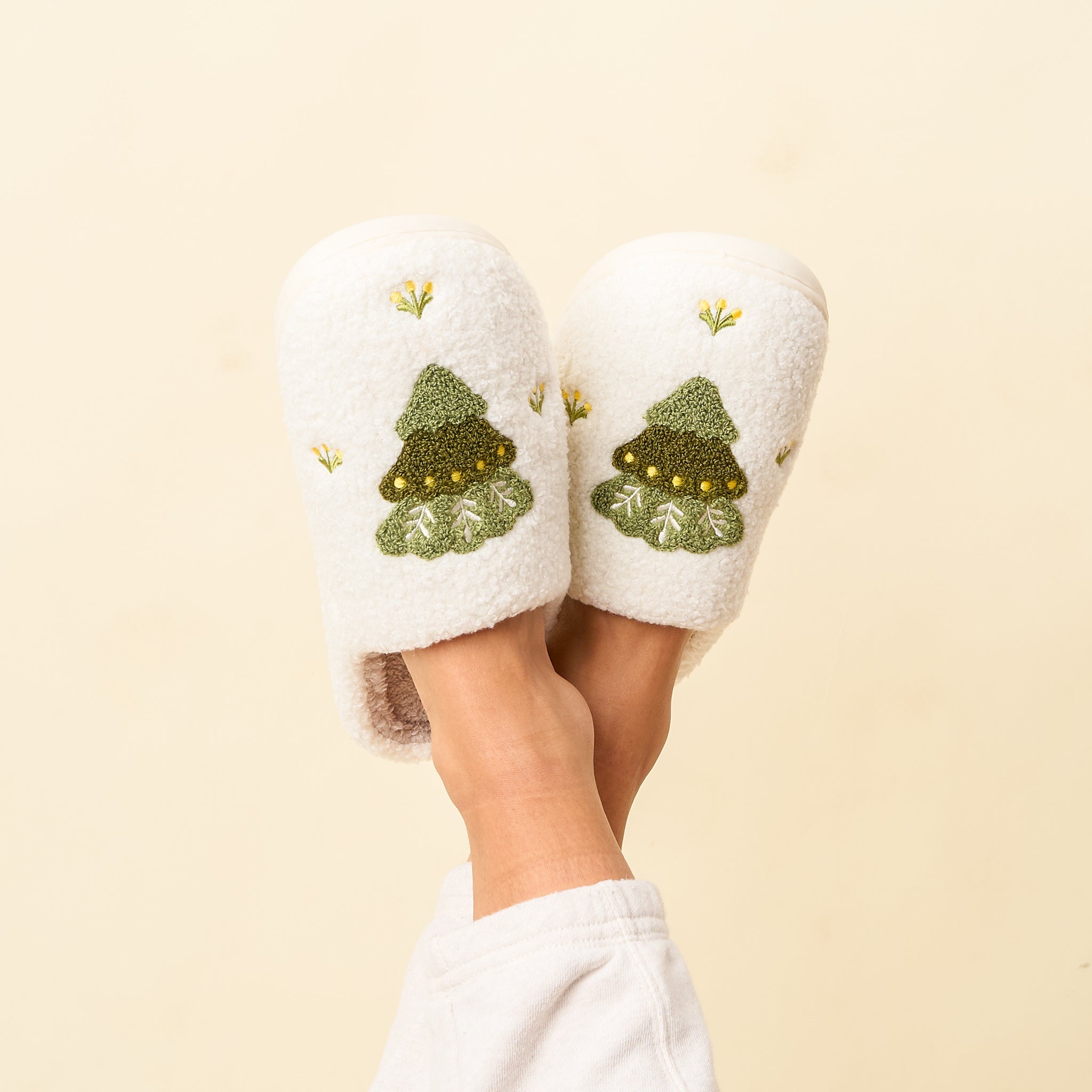 Christmas Fuzzy Slippers