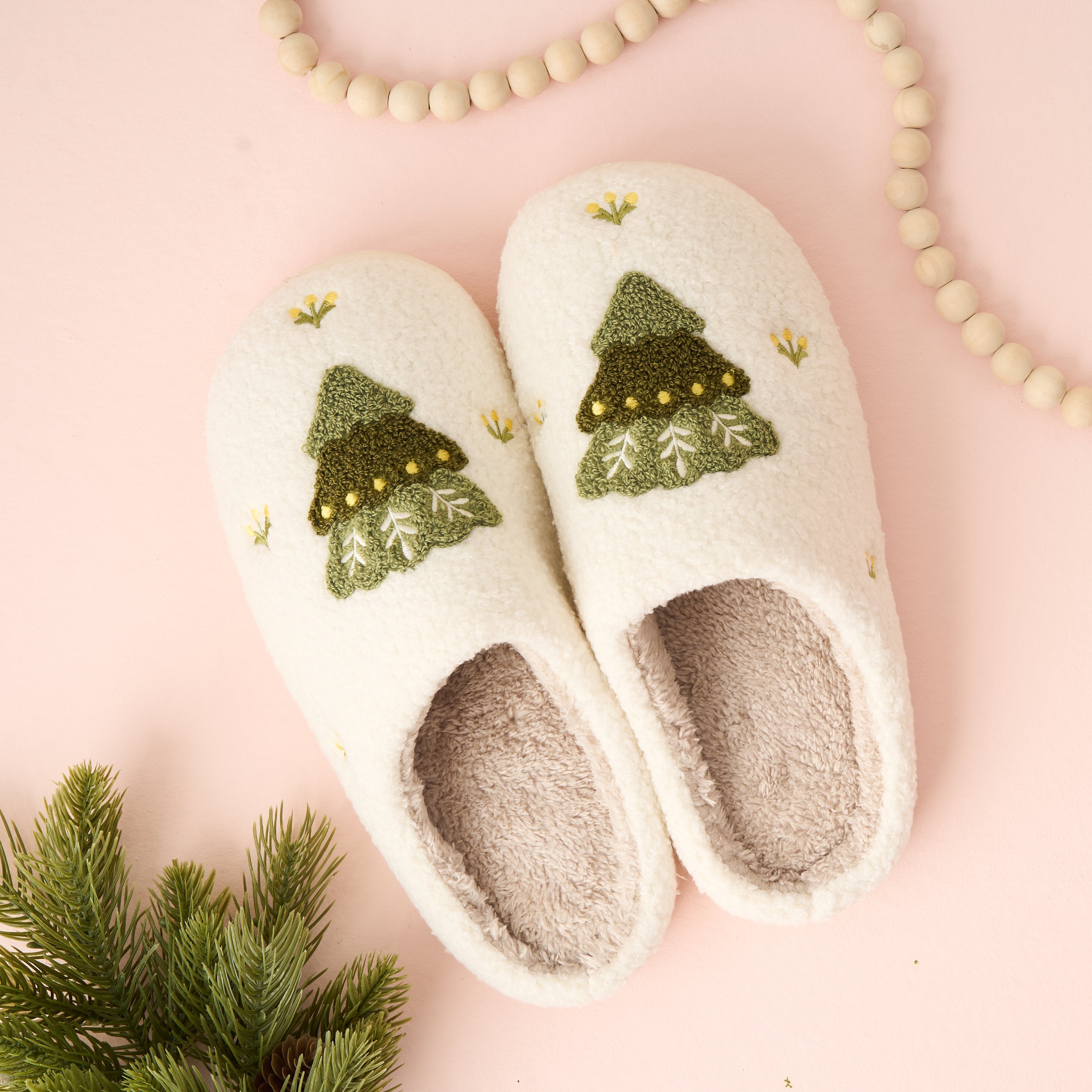 Christmas Fuzzy Slippers