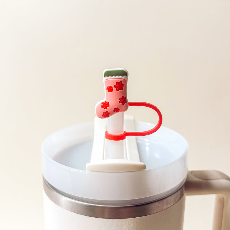 Naughty or Nice Straw Topper Set