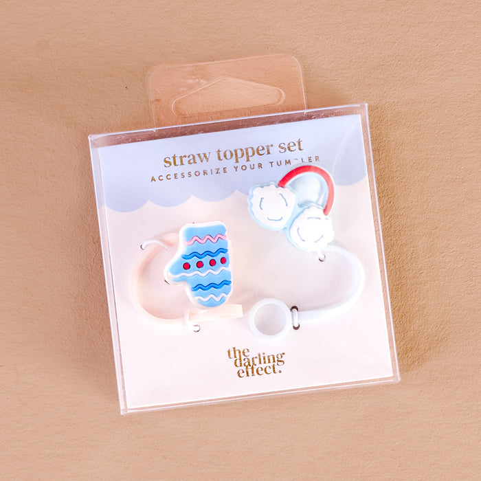 Snow Much Fun Straw Topper Set