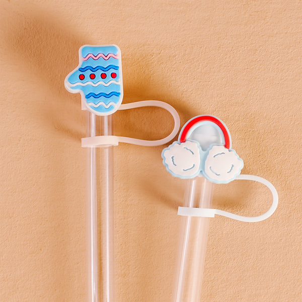 Snow Much Fun Straw Topper Set