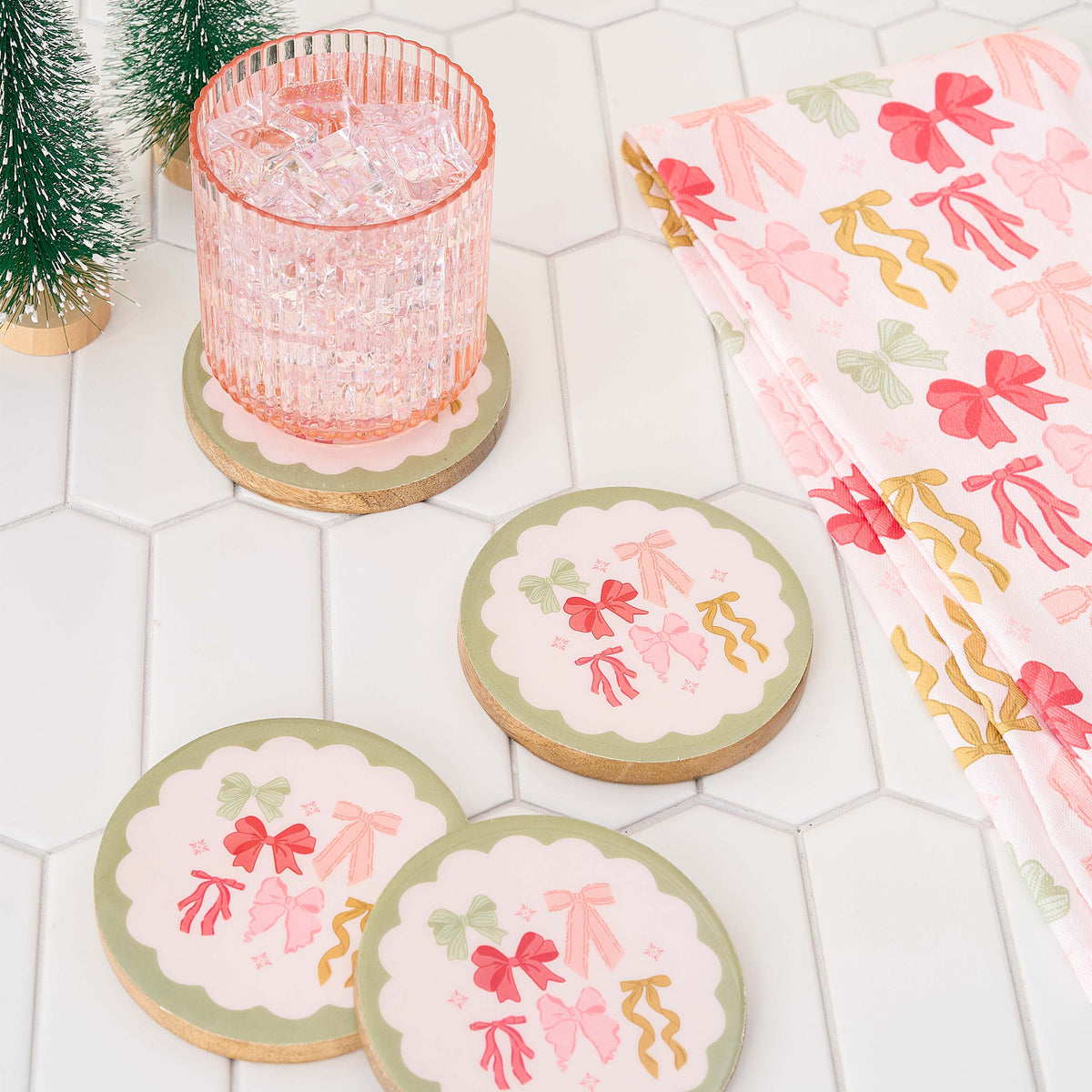 Bow Affair Tea Towel