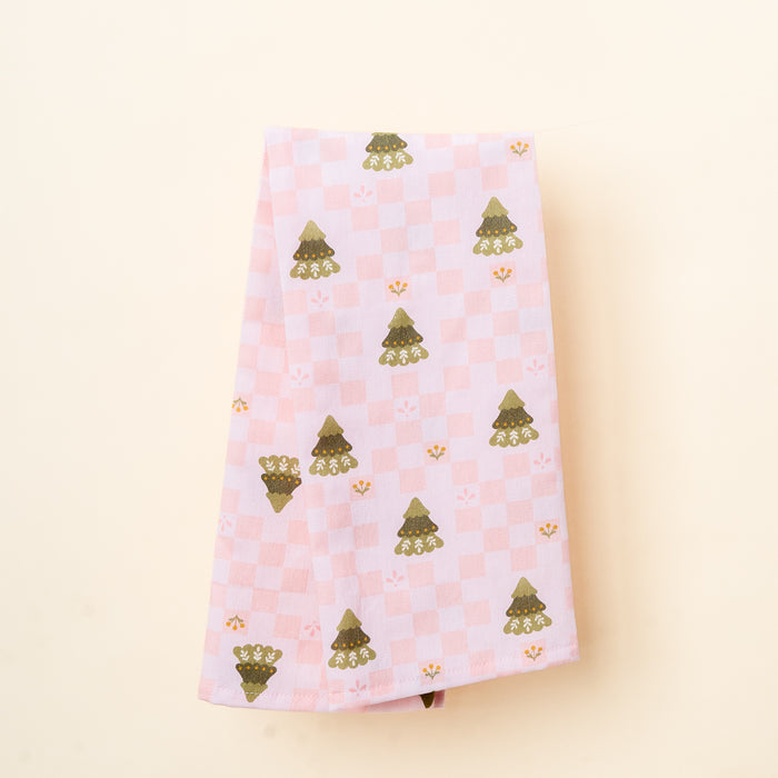 Countryside Christmas Tea Towel
