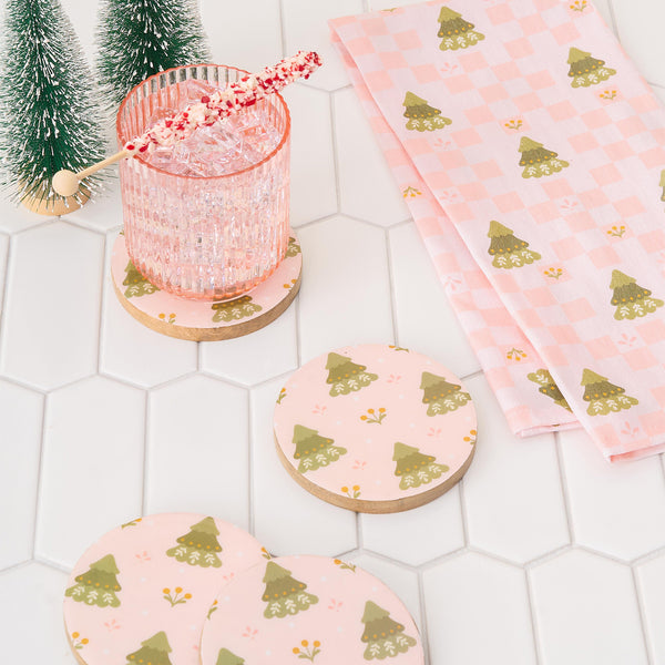 Countryside Christmas Tea Towel