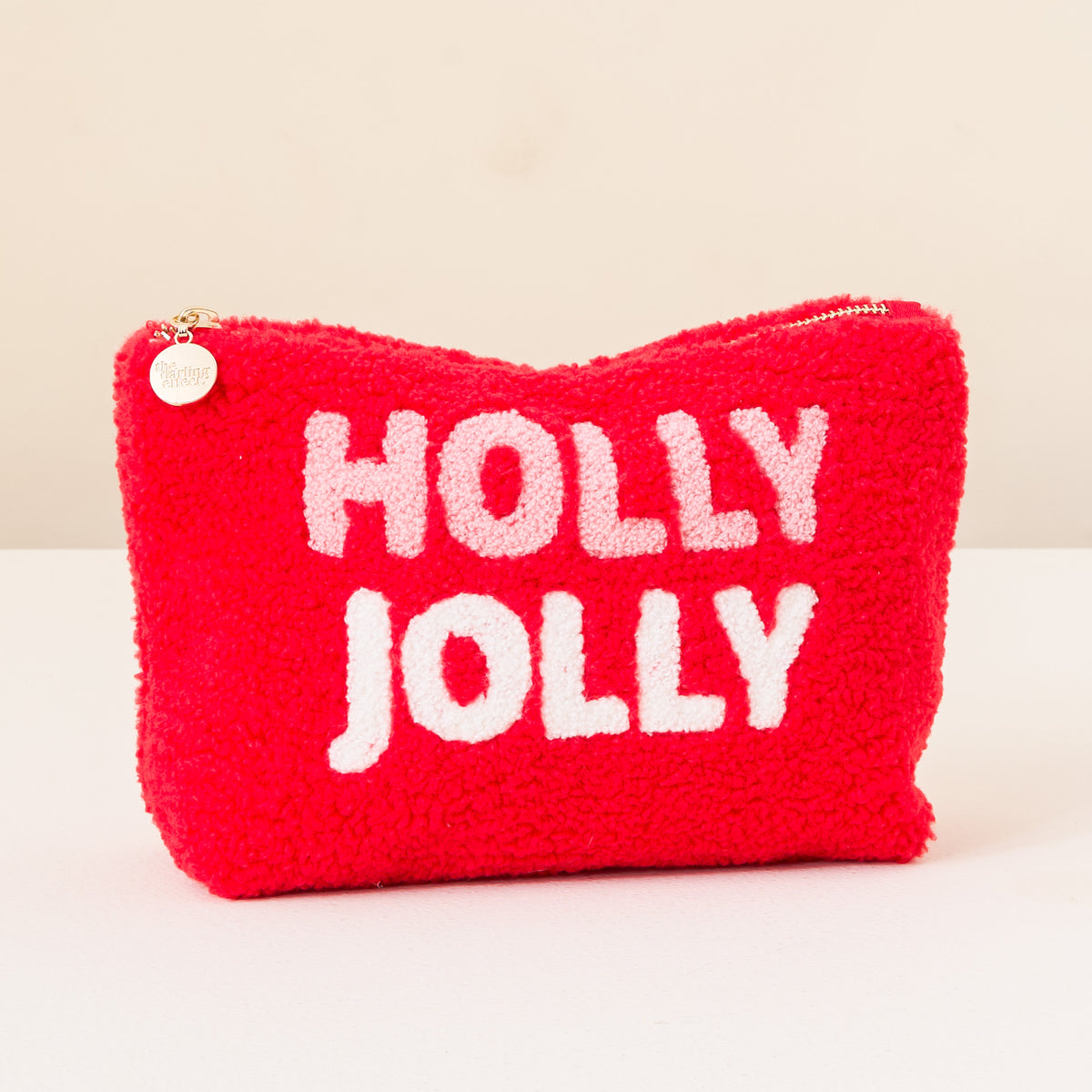 Holly Jolly Teddy Pouch