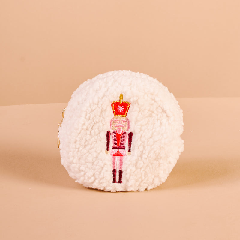 Circle Nutcracker Teddy Pouch