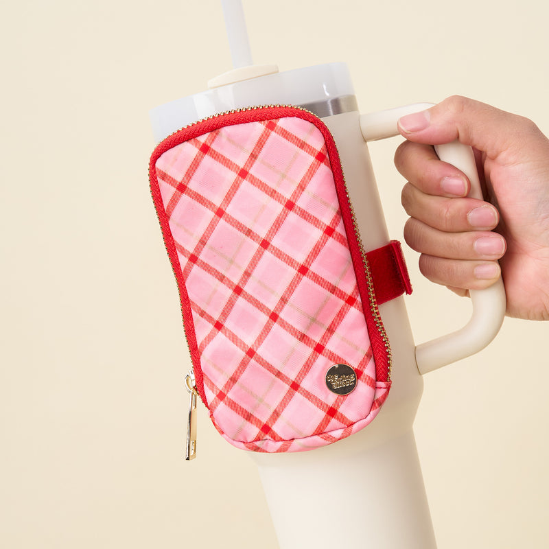 Festive Plaid Tumbler Fanny Pack