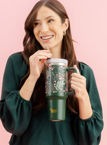 The Darling Effect Travel Tumbler- Sandstone Daisy – The Pulse Boutique
