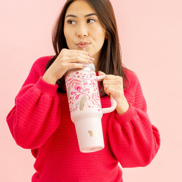 the darling effect 40 oz Tumbler with Handle - Insulated Stainless Steel  Mug Lid & Reusable Straw Wa…See more the darling effect 40 oz Tumbler with