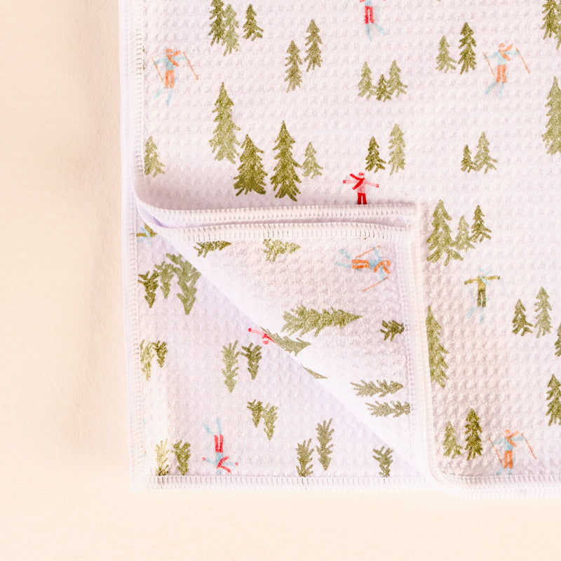 Aprés Ski Waffle Tea Towel