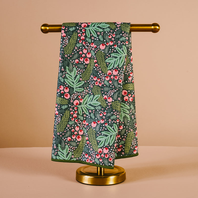 Jolly Sprig Waffle Tea Towel