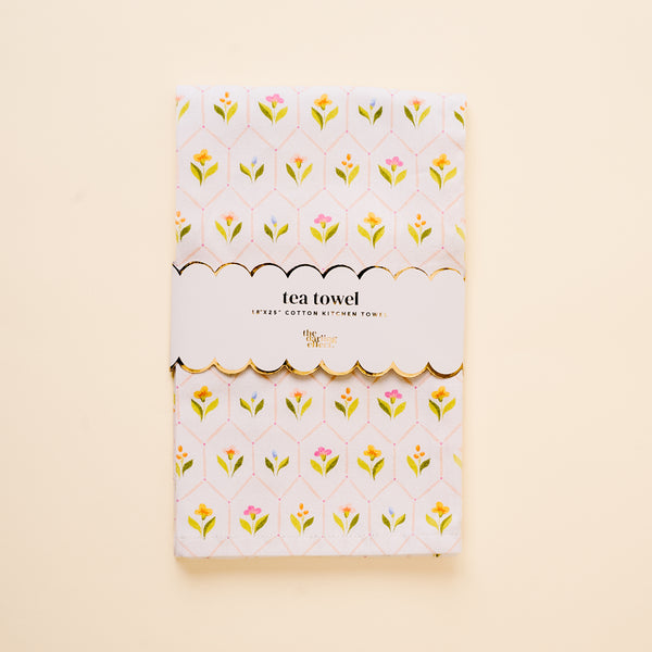 Handpicked For You Tea Towel