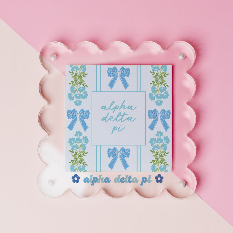 Alpha Delta Pi Acrylic Picture Frame