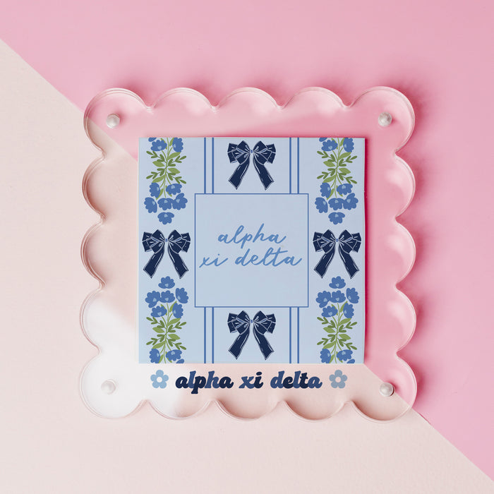 Alpha Xi Delta Acrylic Picture Frame