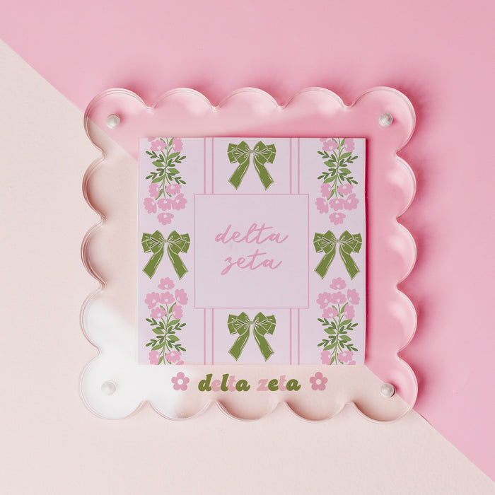 Delta Zeta Acrylic Picture Frame
