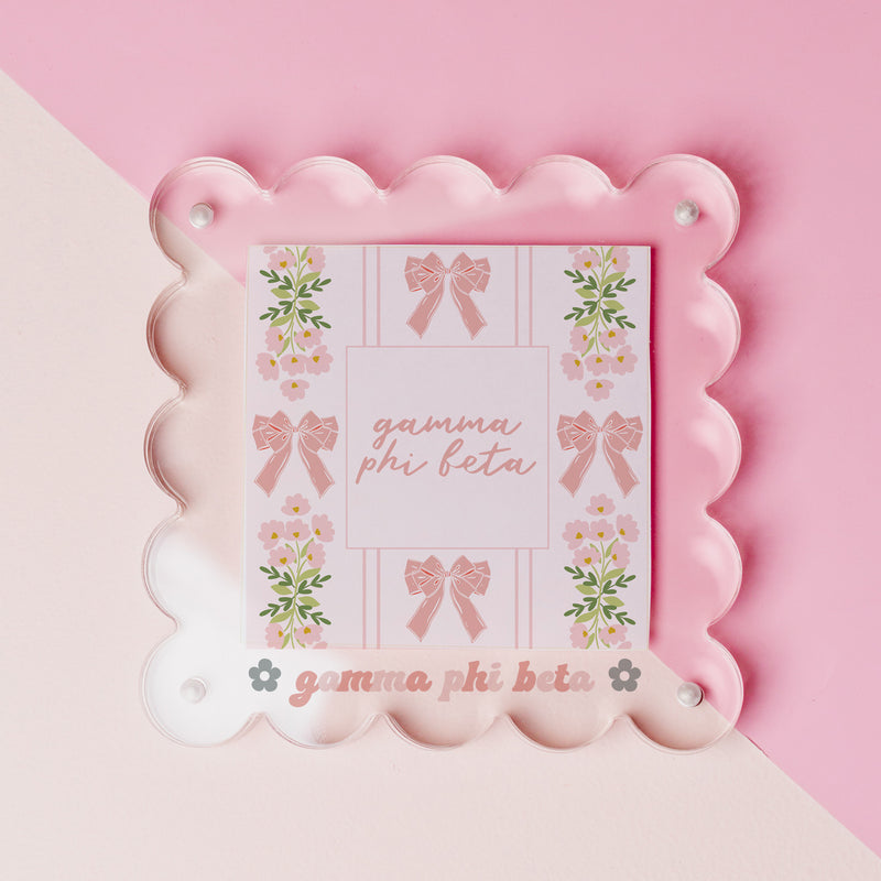 Gamma Phi Beta Acrylic Picture Frame