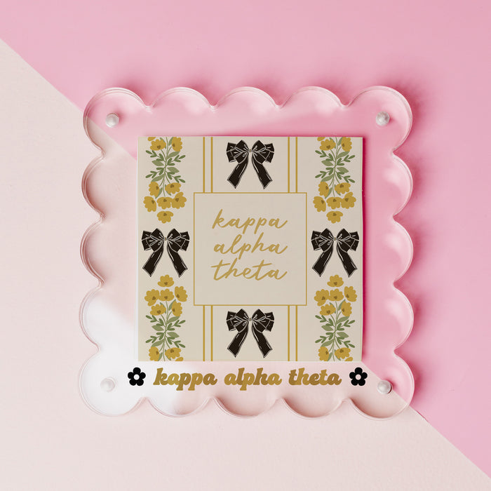 Kappa Alpha Theta Acrylic Picture Frame