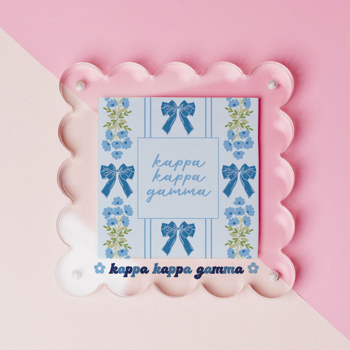 Kappa Kappa Gamma Acrylic Picture Frame