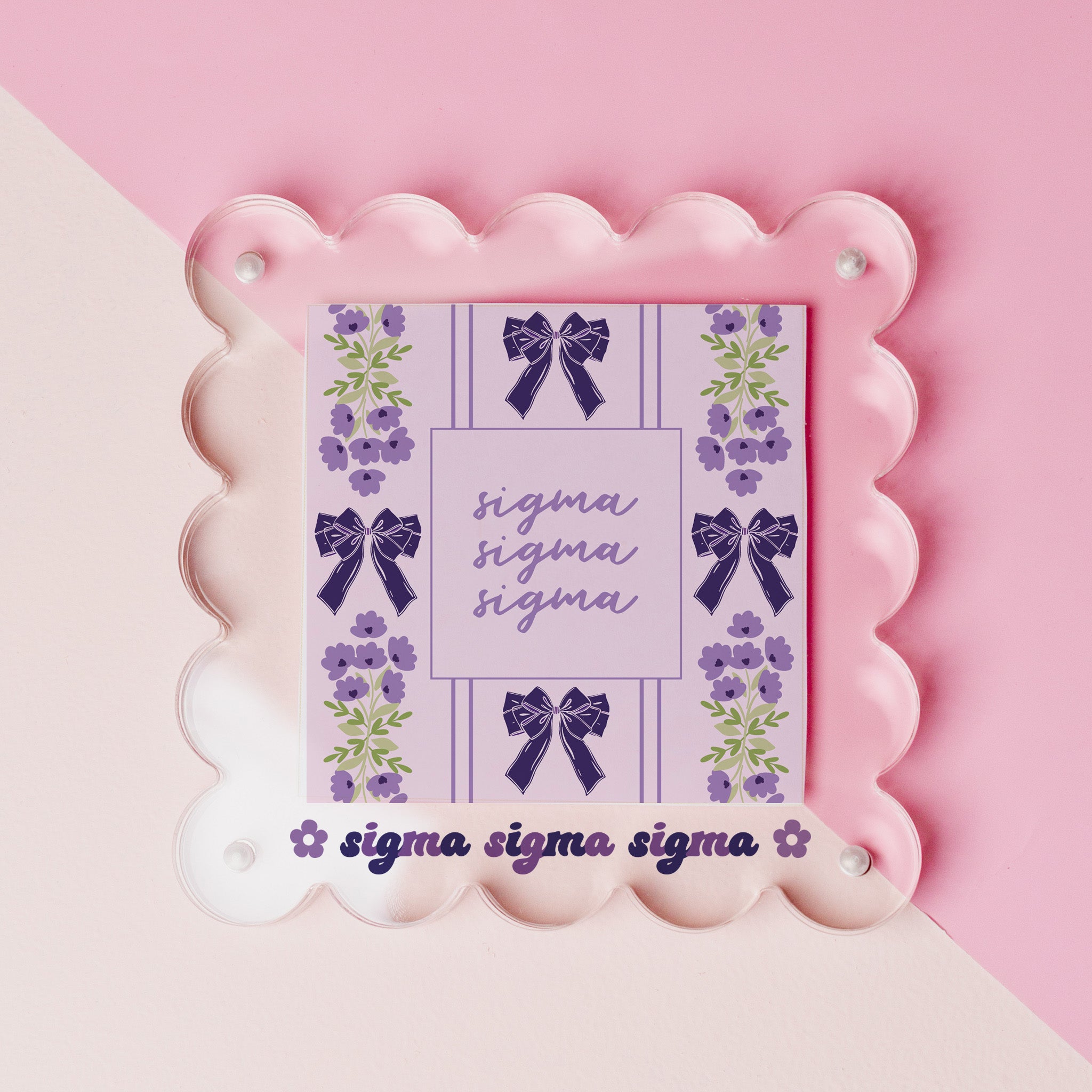 Sorority Acrylic Frame - 19 Chapters Available