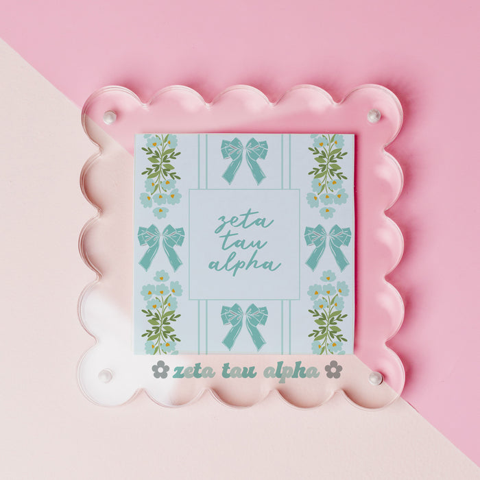 Zeta Tau Alpha Acrylic Picture Frame