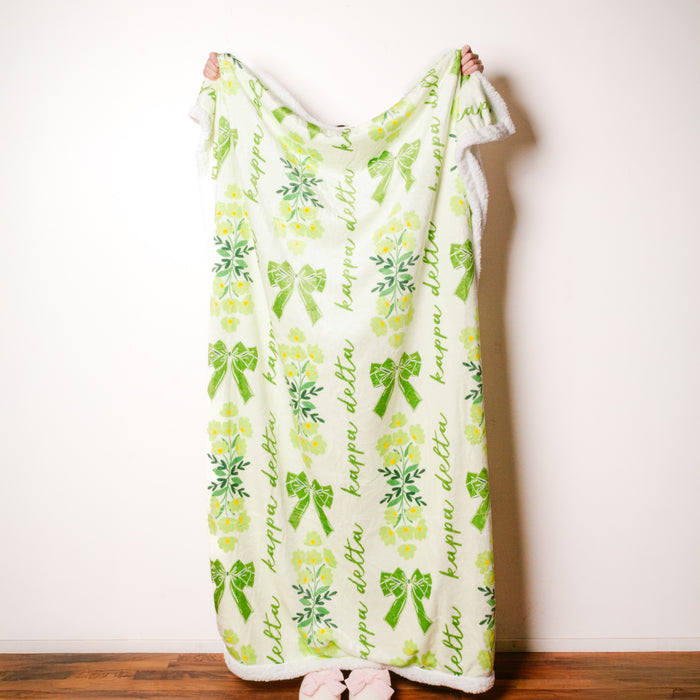 Kappa Delta Plush Sherpa Blanket