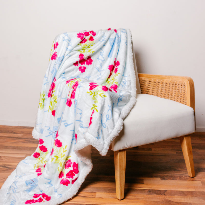 Pi Beta Phi Plush Sherpa Blanket