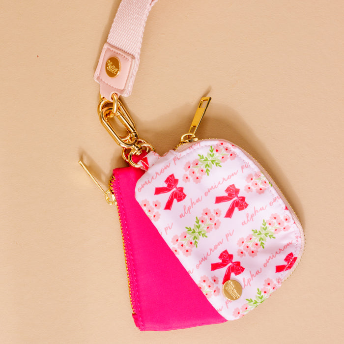 Alpha Omicron Pi Dynamic Duo Pouch Wristlet