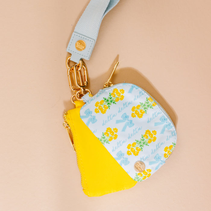 Delta Delta Delta Dynamic Duo Pouch Wristlet