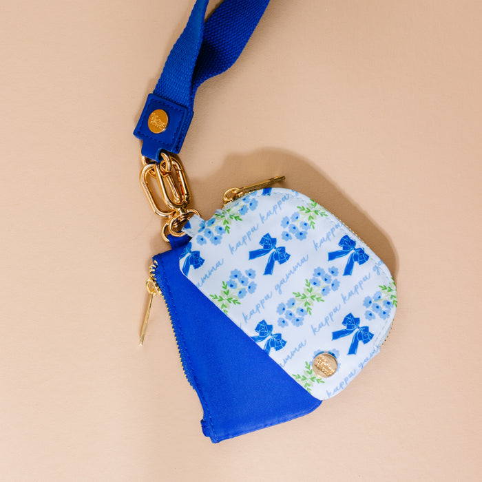 Kappa Kappa Gamma Dynamic Duo Pouch Wristlet