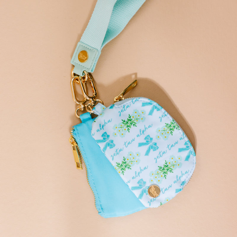 Zeta Tau Alpha Dynamic Duo Pouch Wristlet