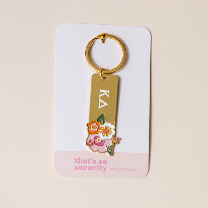Kappa Delta Enamel Keychain