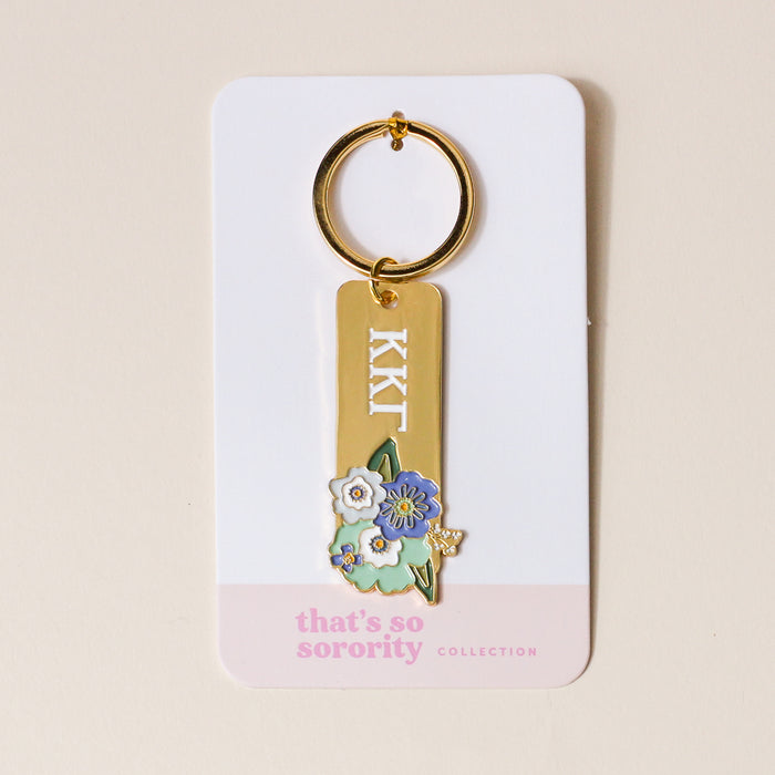 Kappa Kappa Gamma Enamel Keychain