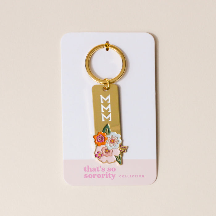 Sigma Sigma Sigma Enamel Keychain
