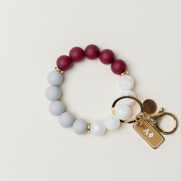 Alpha Phi Hands-Free Keychain Wristlet