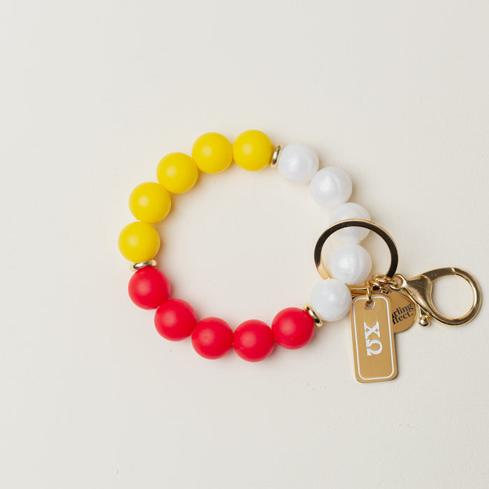Chi Omega Hands-Free Keychain Wristlet