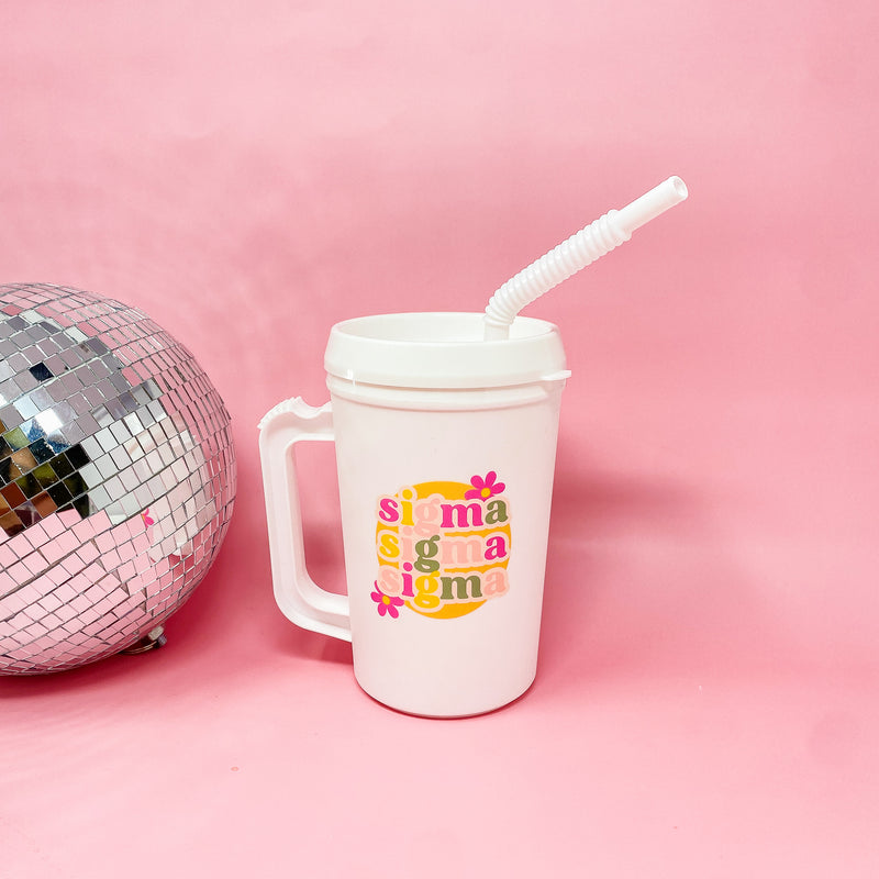 Sigma Sigma Sigma 22oz Floral Mega Mug