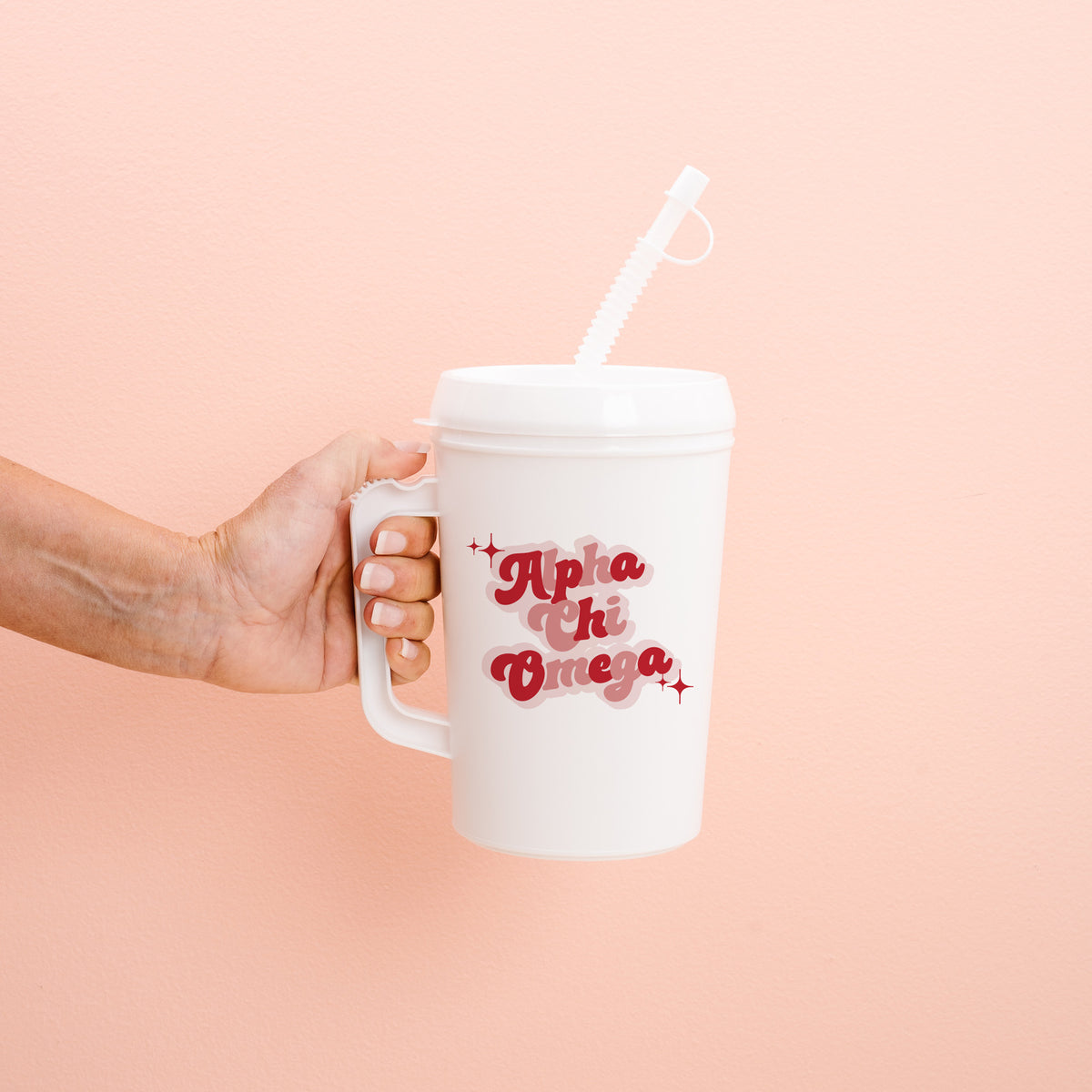 Alpha Chi Omega 22oz Retro Sparkle Mega Mug