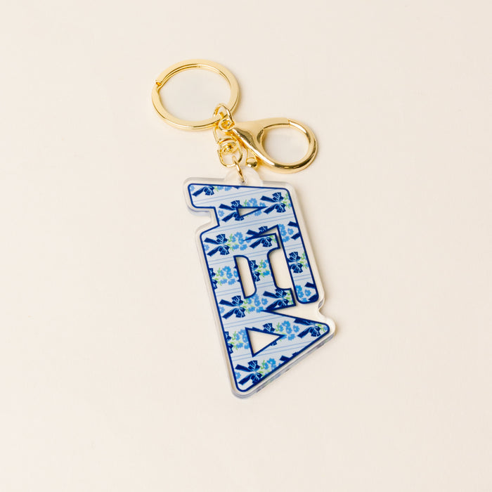 Alpha Xi Delta Oh So Fancy Letter Acrylic Keychain